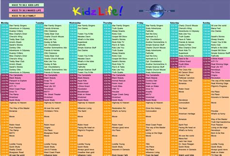 family channel tv schedule